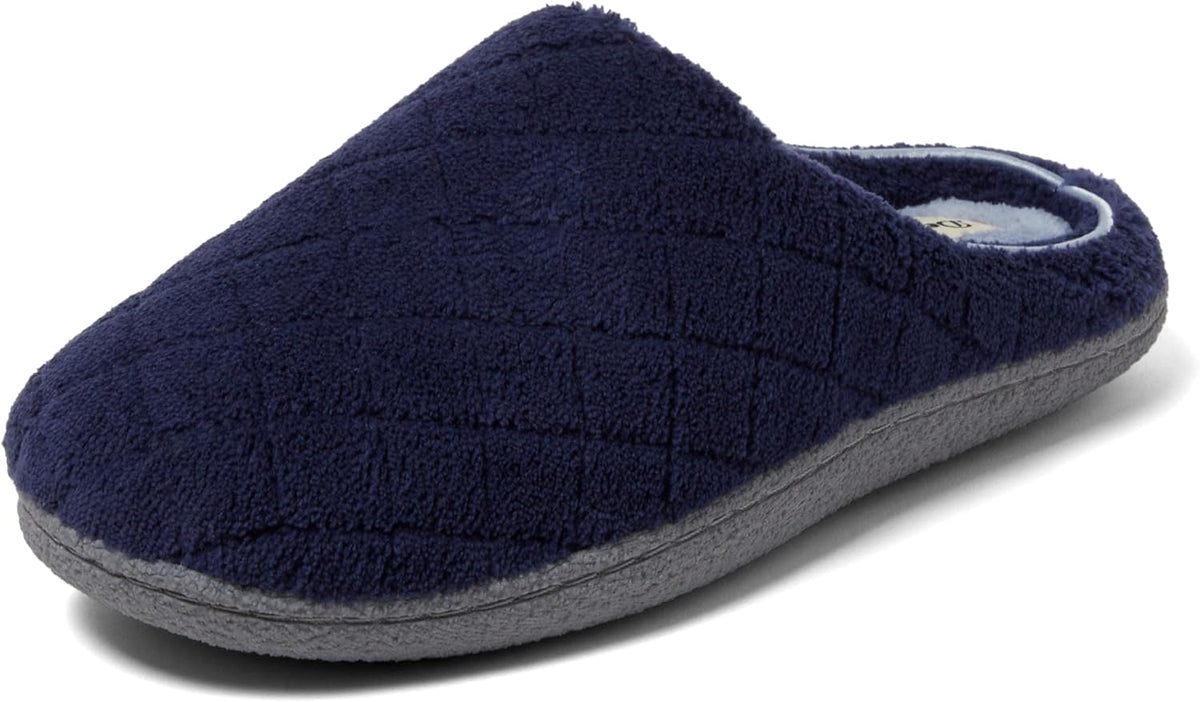Women's Terry Clog House Shoes in Peacoat Navy Terry