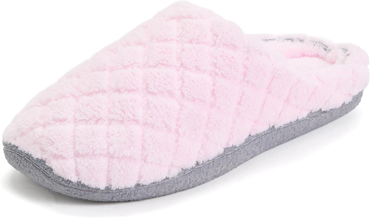 Women's Terry Clog House Shoes in Fresh Pink Terry
