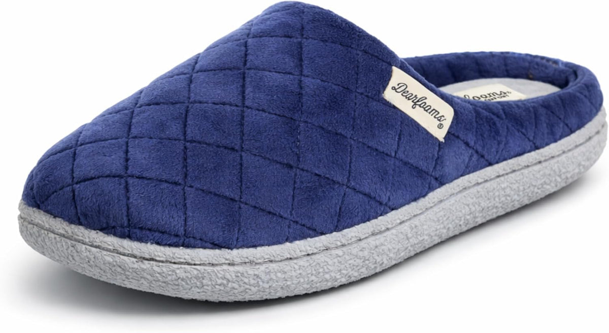 Women's Terry Clog House Shoes in Peacoat Navy Velour