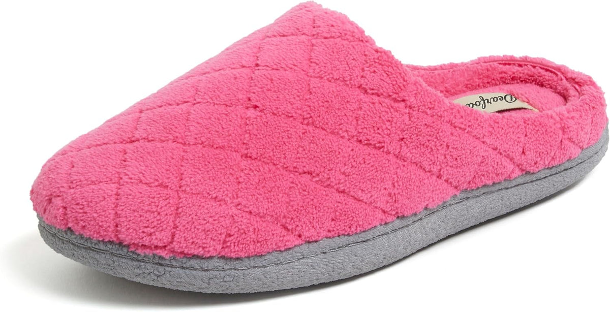 Women's Terry Clog House Shoes in Paradise Pink Terry