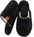 Women's Fuzzy House Slippers - Memory Foam Insole, Breathable Lining and Anti Slip Sole for Everyday Indoor Wear - 8