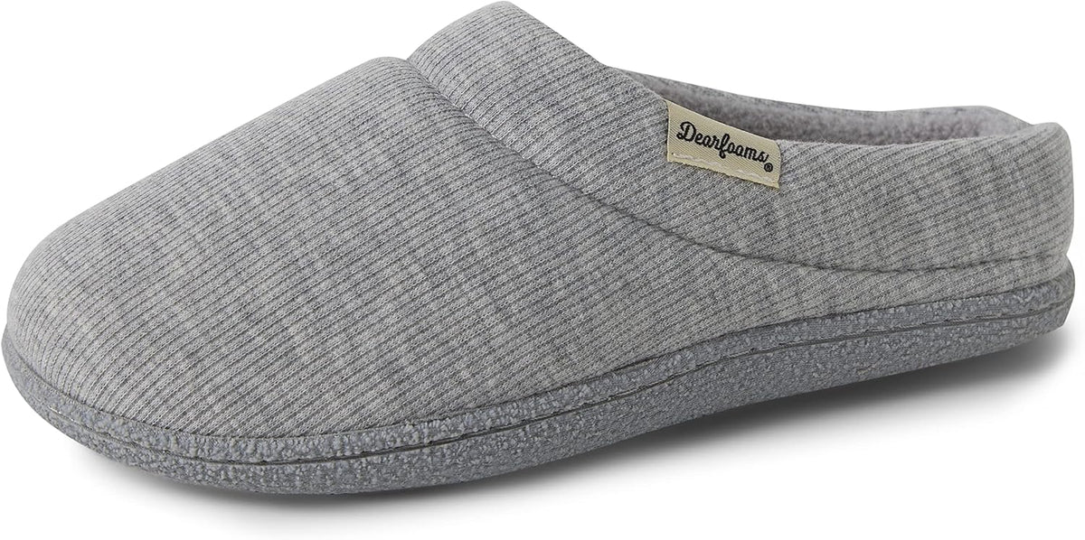 Women's Terry Clog House Shoes - Memory Foam Insole with Regular and Wide Width Sizing for Indoor Wear - 8