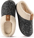 Women's Fleece Lined Indoor Outdoor Slippers - Multi Layer Memory Foam Cushion and Durable Non Slip Sole - 8